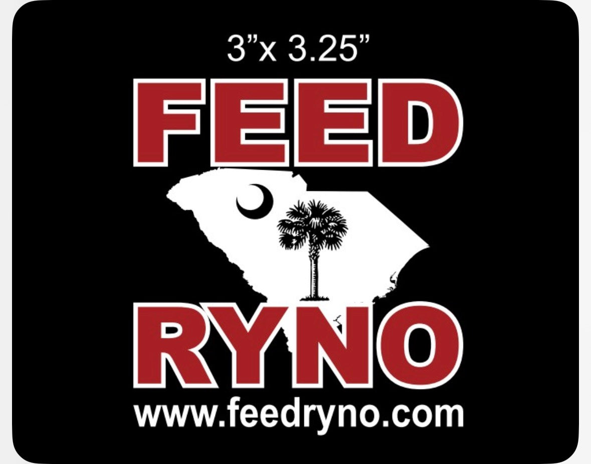 The Big Feed Ryno Sticker 2 pack