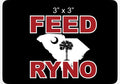 Feed Ryno 3x3 Sticker 2 pack